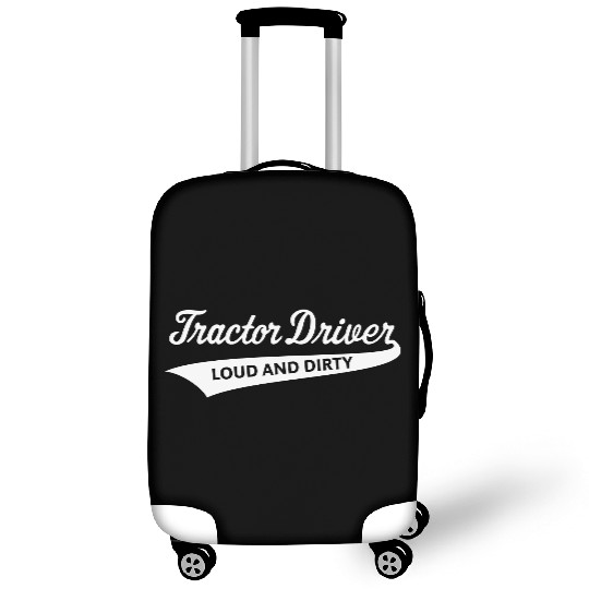 Tractor Driver – Loud And Dirty (Farmer / White) Luggage Covers