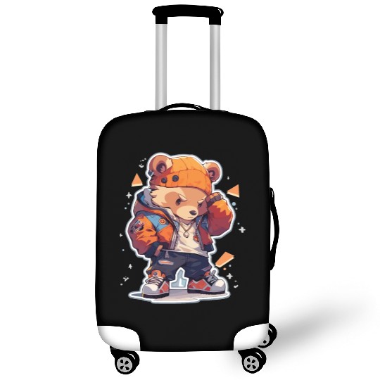 Bear Bear Bear Baby Bear Hip Hop Luggage Covers
