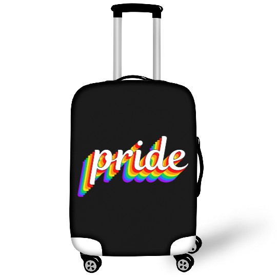 Happy Pride Rainbow Multi Color Gay Lesbian Lgbtq Luggage Covers