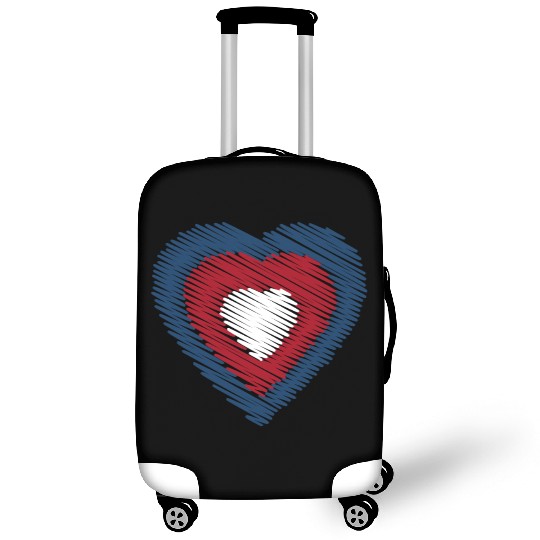 In my heart, America Luggage Covers