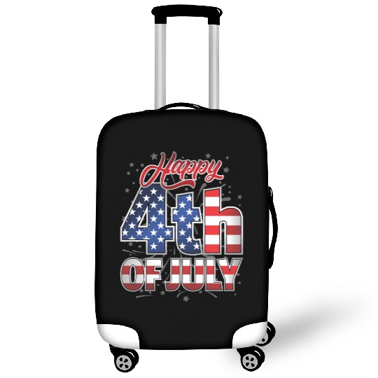 Proudly United: Happy 4th Of July! Luggage Covers