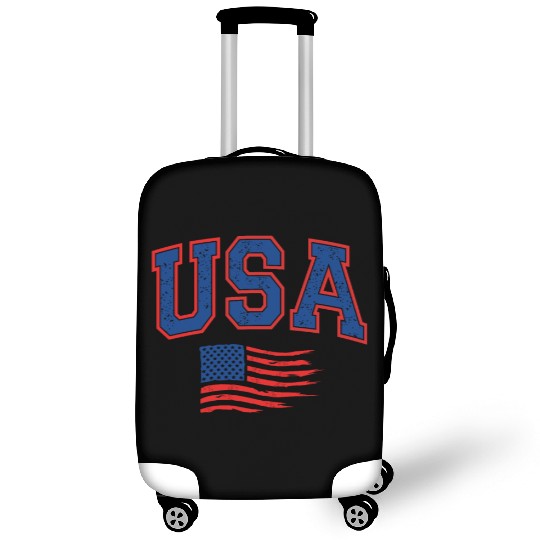 4th Of July US Flag American Luggage Covers