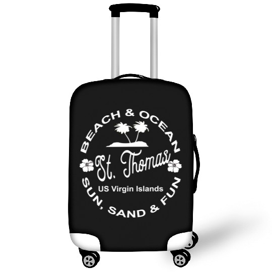 Tropical Beach Ocean St Thomas Us Island Luggage Covers