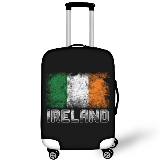 St Patrick's Day Patriotic Distressed Irish Flag Luggage Covers