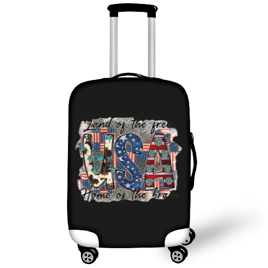 Land of the free USA Home of the brave Luggage Covers