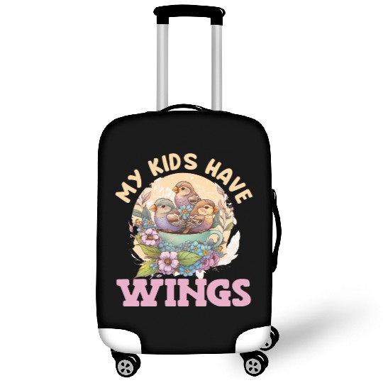 Bird Lover My Kids Have Wings Finch Birds lovers Luggage Covers