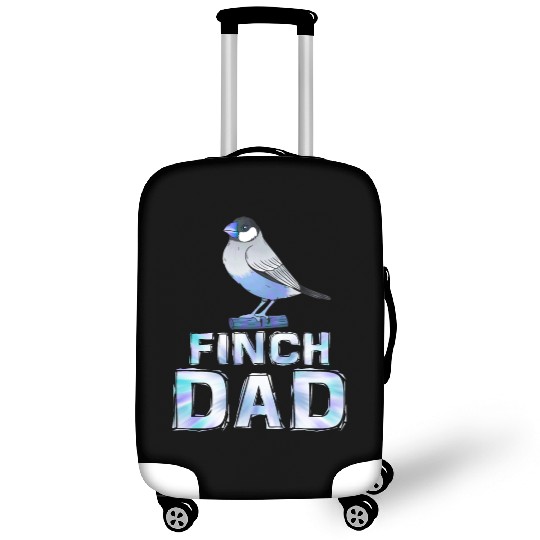 Finches Daddy Zebra Finches Bird Lover Men Luggage Covers