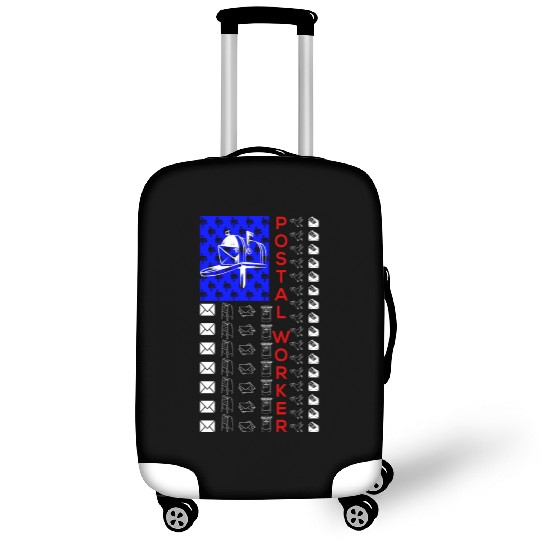 Usa Theme Postal Worker Mail Carrier Luggage Covers