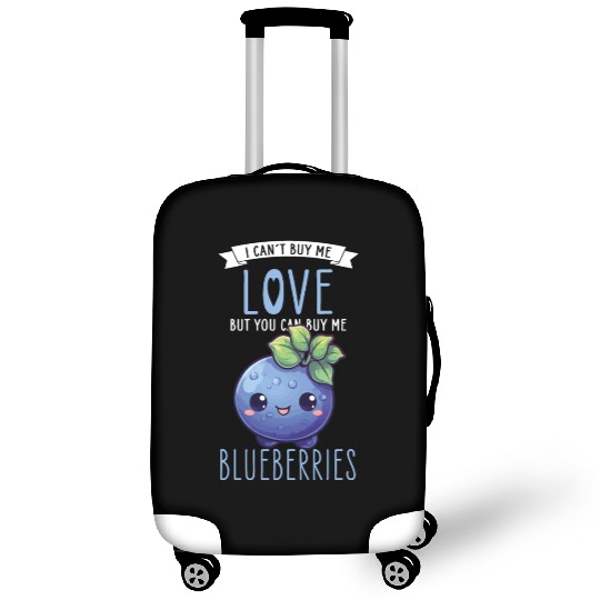 Blueberries Kawaii Luggage Covers