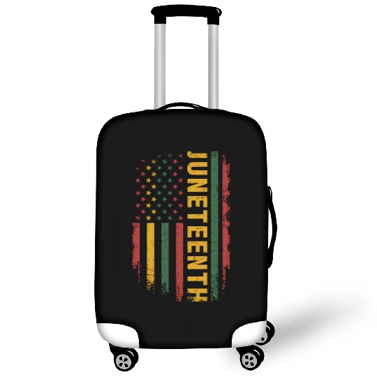 American Flag Pan African Colors For Celebrating J Luggage Covers