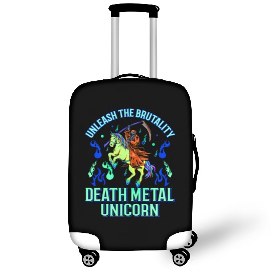 Goth Rock Satan Unicorn Festivals Death Metal Luggage Covers