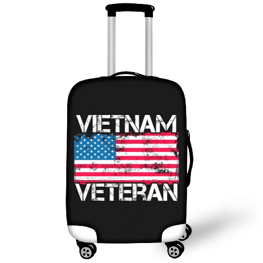 Vietnam Veteran Us Flag Military Vet Luggage Covers
