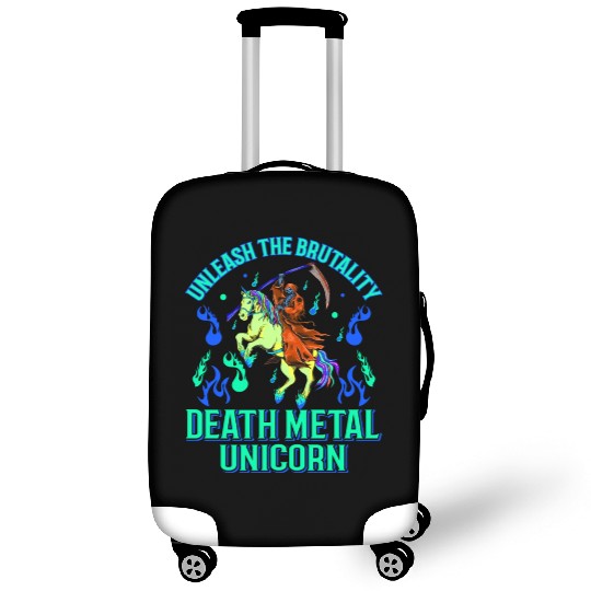 Goth Rock Satan Unicorn Festivals Death Metal Luggage Covers