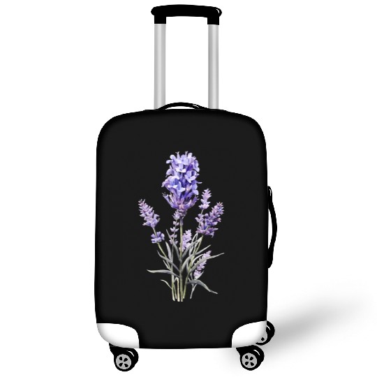 Lavender Flower Luggage Covers