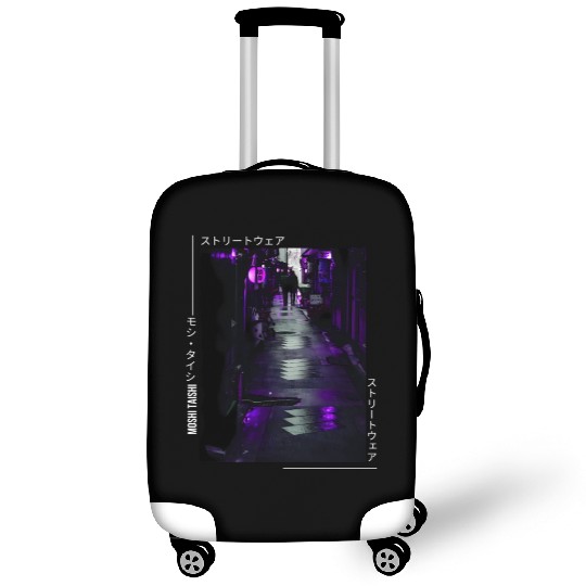 Japanese Cyberpunk Tokyo Streetwear Aesthetic Luggage Covers