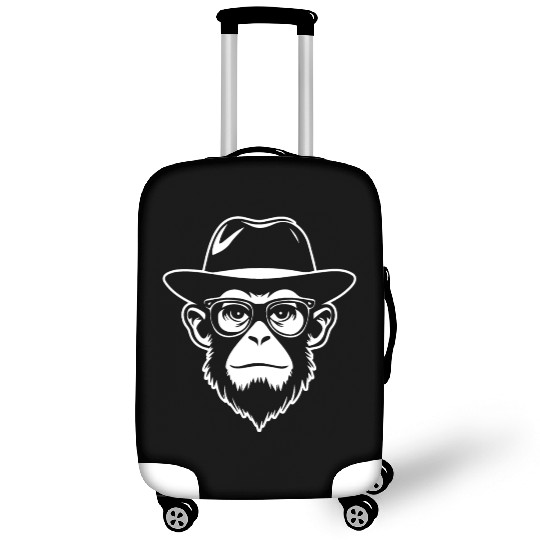 Ape Face Apes Apelike Jungle Primate Luggage Covers