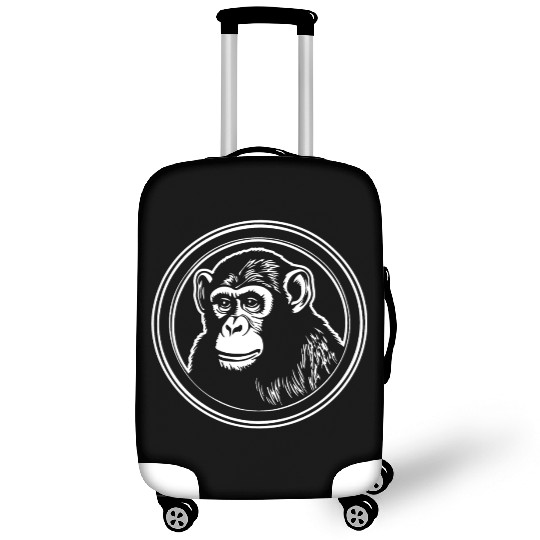 Ape Face Apes Apelike Jungle Primate Luggage Covers