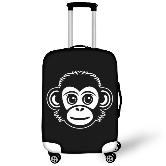 Ape Face Apes Apelike Jungle Primate Luggage Covers
