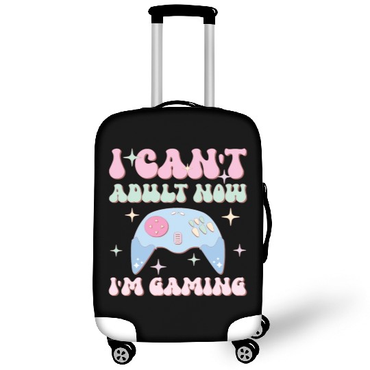 I Can't Adult Now I'm Gaming, Happy Game Day Luggage Covers