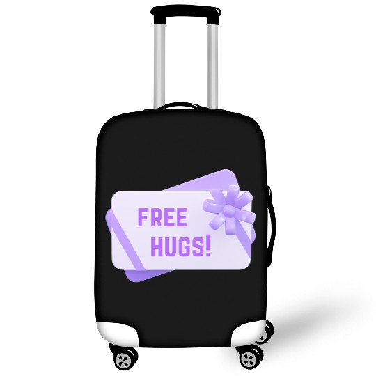 Free Free Hugs Gift Card funny Luggage Covers