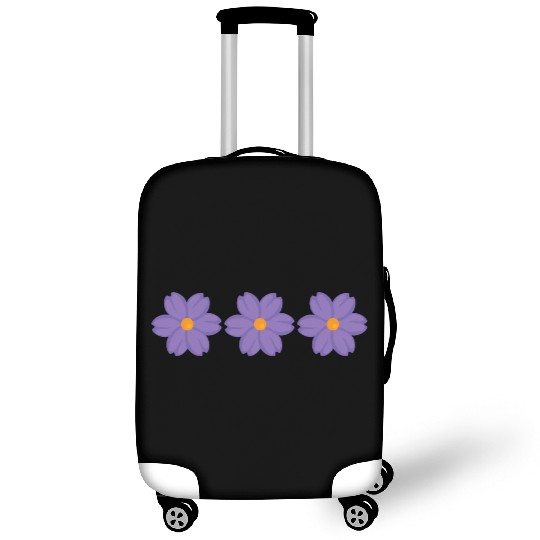 PURPLE FLOWERS Luggage Covers