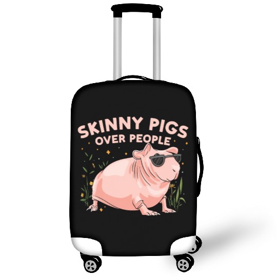 Hairless Guinea Pig Skinny Pig Owner Cavy Rodent Luggage Covers