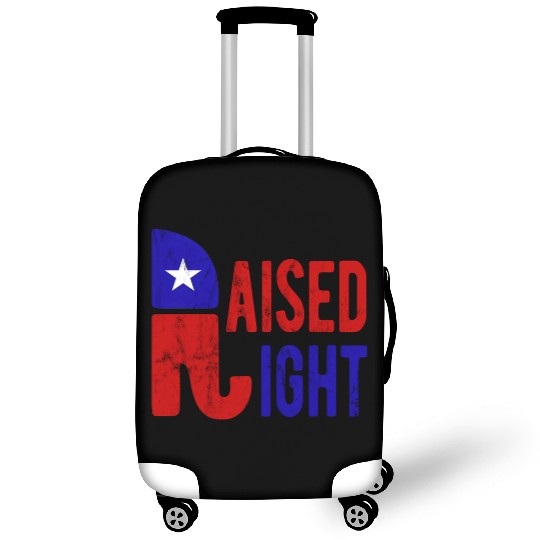 Raised Right Proud Republican Elephant Logo Usa Luggage Covers
