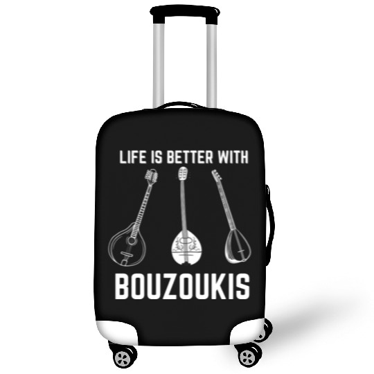 Irish Bouzouki Instrument Greek Luggage Covers