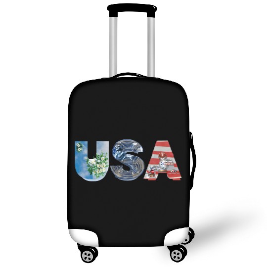 USA STATUE OF LIBERTY Comfort Colors Luggage Covers, USA