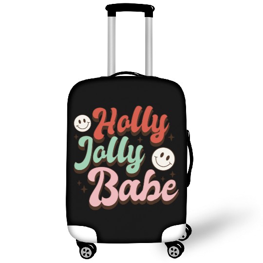Holly Jolly Babe Luggage Covers