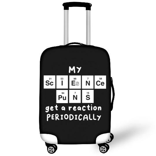 Science Puns Luggage Covers