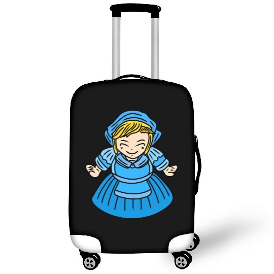 Cute Chibi Farmer Girl Luggage Covers