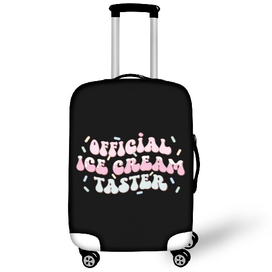 Official Ice Cream Taster, Happy Summer Holiday Luggage Covers