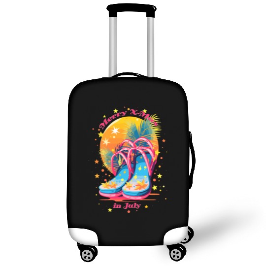 "Beach Bound Booties | "Christmas in July" Flip Luggage Covers