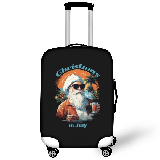 Beachside Santa | "Christmas in July" Festive Luggage Covers