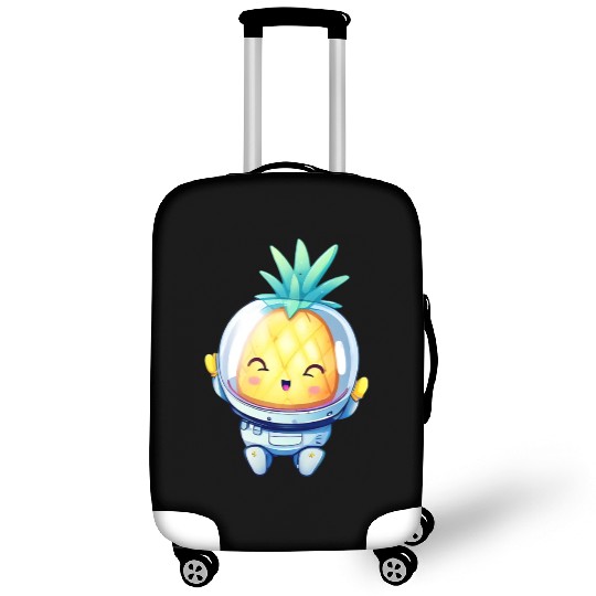 Kawaii astronauts pineapple Luggage Covers