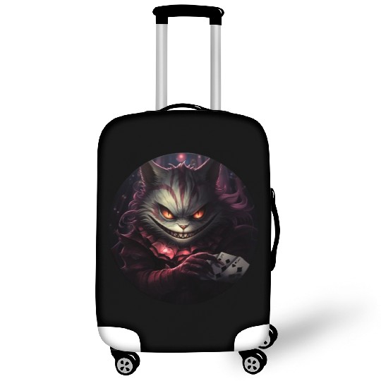 Cheshire Cat Playing Cards Luggage Covers