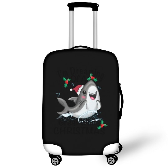 Great White Christmas Luggage Covers