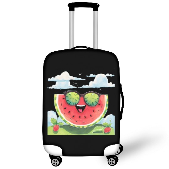Cute Watermelon Party Summer Melon Fruit Luggage Covers