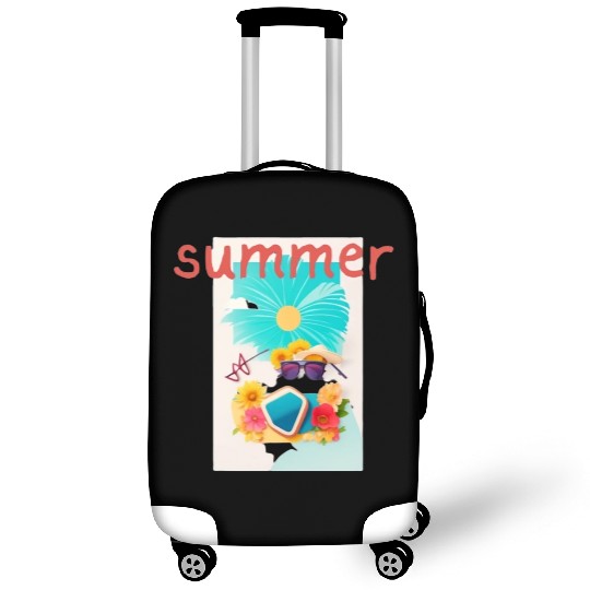 Summer Vibes Luggage Covers - Embrace the Sun with Style