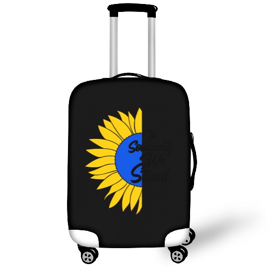 Solidarity With Ukraine Sunflower For Ukrainian Luggage Covers