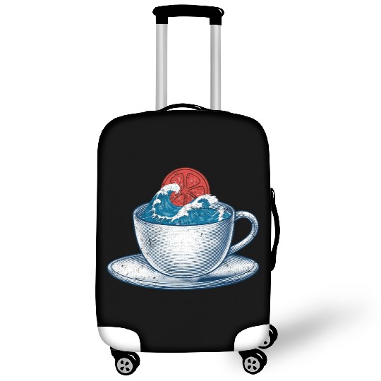 Japanese Great Wave Off Kanagawa Luggage Covers