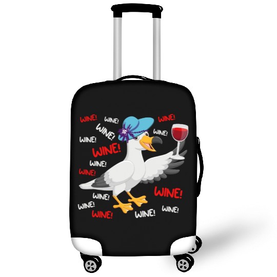 Seagull Luggage Covers Wine Lover North German Seagulls