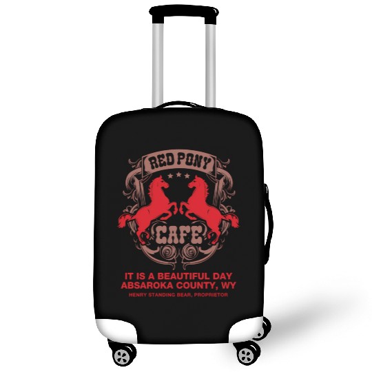 Red Pony It Is A Beautiful Day Luggage Covers