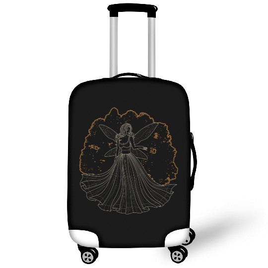 Fairy Luggage Covers, Fairycore Fairy Forest Trees Grunge