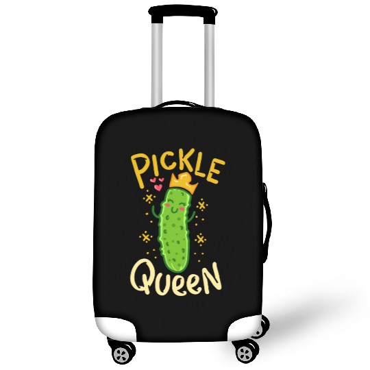 Pickle Queen Vegan Funny Cucumber Vegetable Luggage Covers