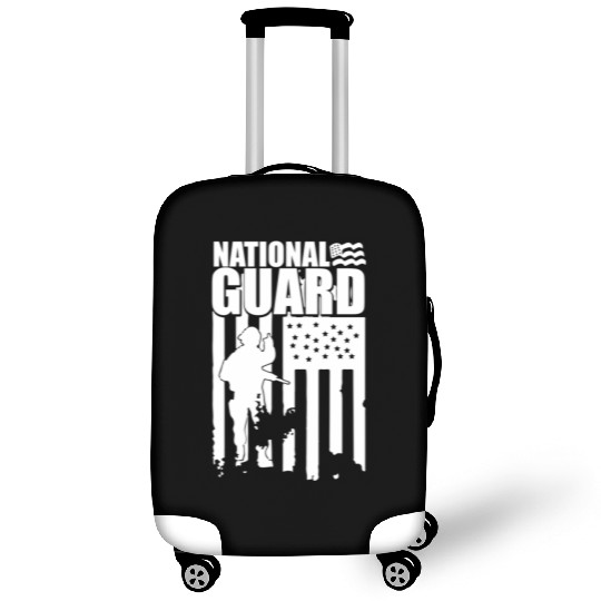 American Flag National Guard National Guard Luggage Covers