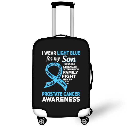 I Wear Light Blue For My Son Prostate Cancer Luggage Covers