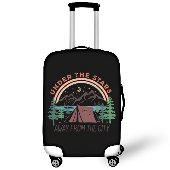Camping Gifts Happy Camper Campsite Scout Lovers Luggage Covers
