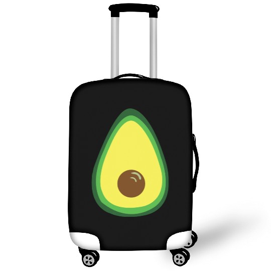 Avocado Vector Design Luggage Covers